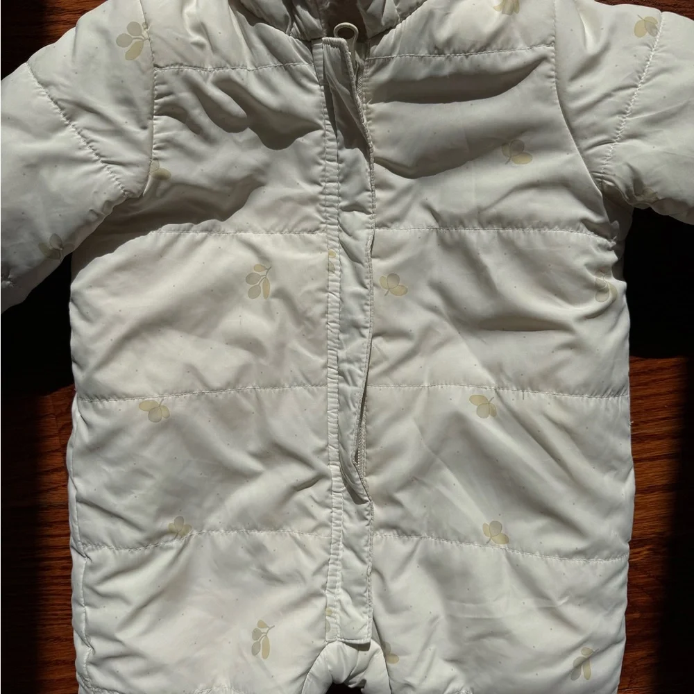 ZARA NYLON ROMPER WITH DETACHABLE MITTENS AND BOOTIES / Size 6-9 months